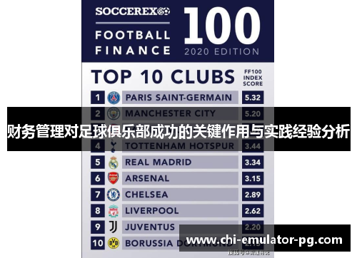 财务管理对足球俱乐部成功的关键作用与实践经验分析 财务管理对足球俱乐部成功的关键作用与实践经验分析